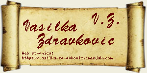 Vasilka Zdravković vizit kartica